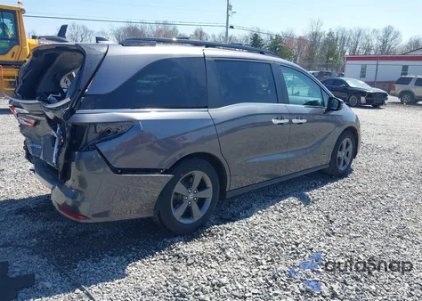 2021 Honda Odyssey Ex z USA, uszkodzony, nr VIN 5FNRL6H51MB002767